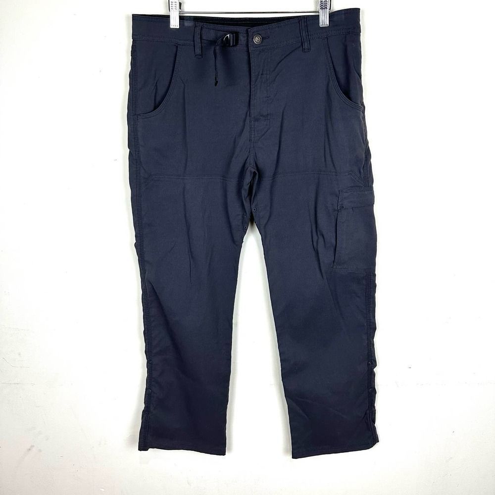 Prana Zion Belted Roll Up Grey Breathe 34 x 30 Read